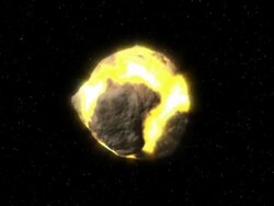 Fire ball comming Stock Footage