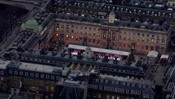 Somerset House Ice skating aerials News Clip