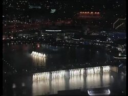 AUSTRALIA: SYDNEY OLYMPICS: FIREWORKS 2 News Clip