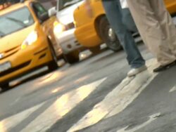 New York City. Yellow Taxi Stock Footage