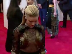 Rosie Huntington-Whiteley at "PUNK: Chaos To Couture" Costume Institute Gala Stock Footage