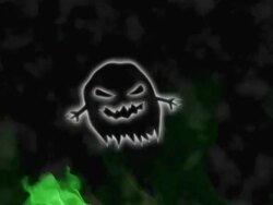 Spooky Halloween Ghost LOOP Stock Footage