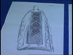 ITALY: ROME: DESIGNER GAI MATTIOLO CREATES 4 OUTFITS FOR THE POPE News Clip