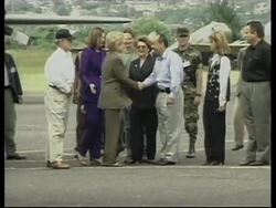 HONDURAS: HILLARY CLINTON VISIT News Clip