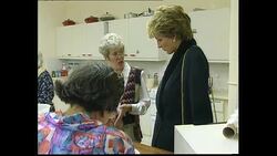 Princess Diana visiting Seeability Centre News Clip