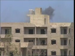 Shelling of Nahr el-Bared camp; funeral of Lebanese soldier News Clip