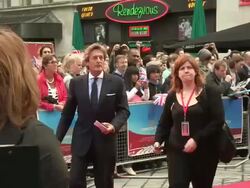 Nigel Havers at The Great British Premiere of Chariots of Fire at Leicester Square on July 10, 2012 in London, England (Footage by WireImage Video/Getty Images) Stock Footage