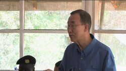 Ban Ki-moon visits refugee camp, comments Instructional Video