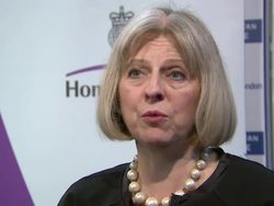 Theresa May Grab on Phone Hacking News Clip