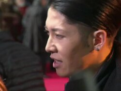 Miyavi at the UK premiere of 'Unbroken' News Clip