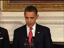 President Barack Obama says Congress is now "incredibly close to making health insurance reform a reality in this country.'''' He says lawmakers must now finish that job, and make 2010 the year health care reform arrives. News Clip