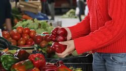 Market Place Stock Footage