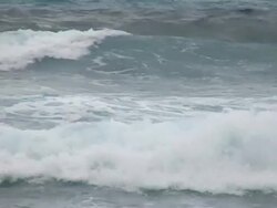 Blue ocean waves Stock Footage