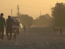 Mazar-e-Sharif, Afghanistan. Morning Stock Footage