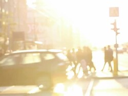 Crowd in the City. Stock Footage