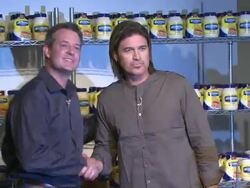 Billy Ray Cyrus Launches The Virtual Sandwich Swap 'N' Share Program Stock Footage