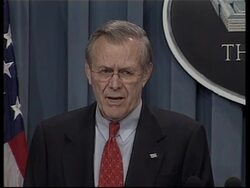 Defence Secy holds news briefing on Iraq News Clip