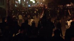 Police fire tear gas to stop protesters approaching presidential palace News Clip