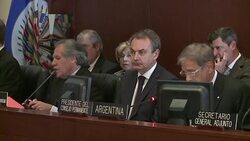 VOICED : Oposicion pide activar Carta Democratica ante crisis venezolana News Clip