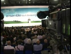 WRAP Closing rally of Sarkozy in Marseille, ADDS rally of Royal in Toulouse News Clip