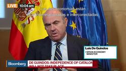 Luis de Guindos dice que no  habrá independencia en Cataluña News Clip