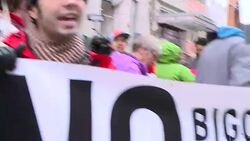 Protest Against Donald Trump's Inaugeration News Clip