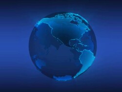 Earth (XrayBlue) Stock Footage