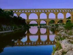 Pont du Gard Stock Footage