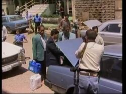 Iran/Iraq war POWs arrive in Baghdad, POWs released in Umm Qasr News Clip