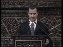 Assad address to parliament, says Israeli government is weak News Clip