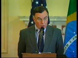 USA: BRAZIL SIGNS NUCLEAR NONPROLIFERATION TREATY News Clip