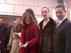 Mercedes-Benz Fashion Week Fall 2008 - IMG Ribbon Cutting Stock Footage