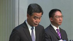 CLEAN : Hong Kong leader disappointed after vote veto News Clip