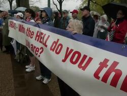 Rally Against Obamacare Stock Footage