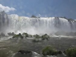 Iguazu Falls, Brazilian Side Stock Footage