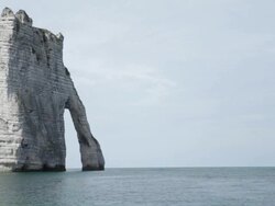 Etretat Left Cliff SV - HD Stock Footage