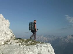 HD: Mountaineering Stock Footage