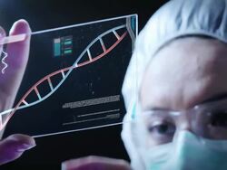 Scientist working at the chemistry laboratory. Stock Footage