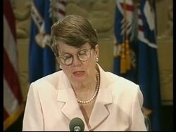 USA: 1993 FBI WACO INCIDENT PRESS CONFERENCE News Clip