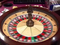 Roulette Wheel Spins at Roulette Table News Clip