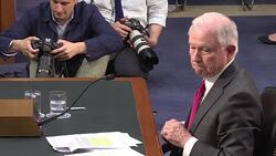 CLEAN : US attorney general testifies on Russia in Senate News Clip