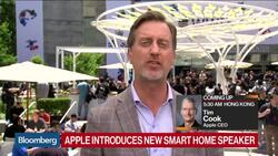 Apple Unveils Its HomePod Speaker News Clip