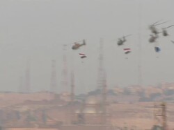 Military Flypast Tahrir Square & Celebrations News Clip