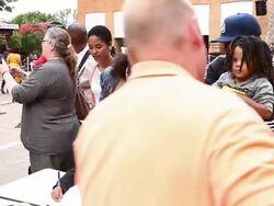 Thousands Of Mourners Leave Flowers At Nelson Mandela Square Stock Footage