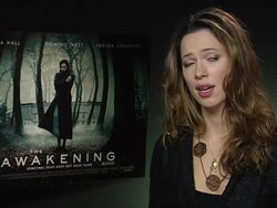 INTERVIEW: Rebecca Hall on how she choses her roles and playing Florence in THe Awakening at the The Awakening Interviews at London England. (Footage by WireImage Video/Getty Images Entertainment Video) Stock Footage