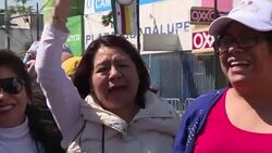 CLEAN : Pilgrims from all around the world awaits Pope Francis mass News Clip