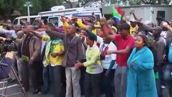 Crowd gathers outside Mandela home to pay tribute to late leader Instructional Video