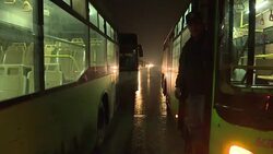 CLEAN : Aleppo: Buses on standby to evacuate rebel fighters News Clip