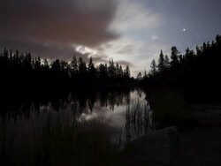 (Timelapse) Mountain Lake Stock Footage