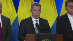 VOICED : Santos descongela dialogo con ELN pese a derrota electoral News Clip